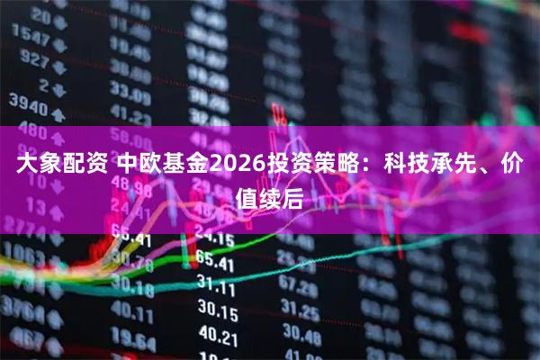 大象配资 中欧基金2026投资策略：科技承先、价值续后