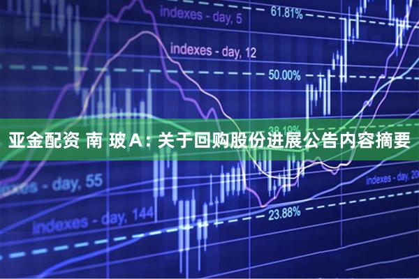亚金配资 南 玻Ａ: 关于回购股份进展公告内容摘要